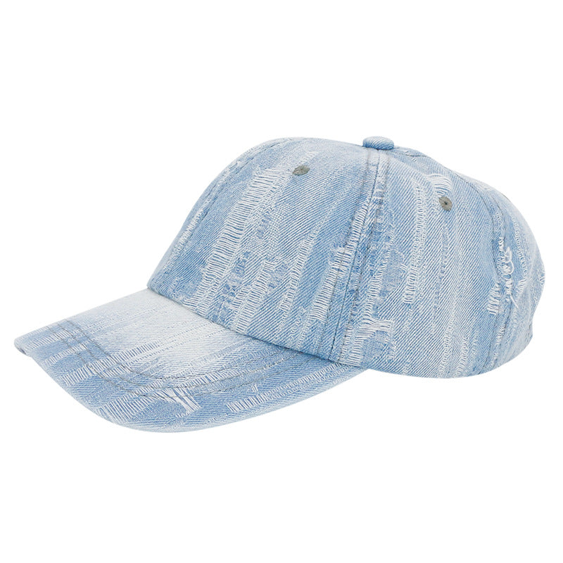 Wholesale Denim Distressed Baseball Caps